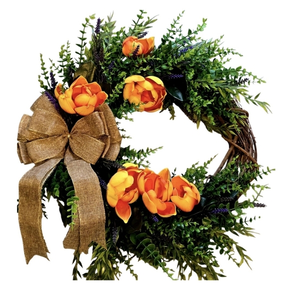 Rustic Spring Wreath - Picture 3 of 9